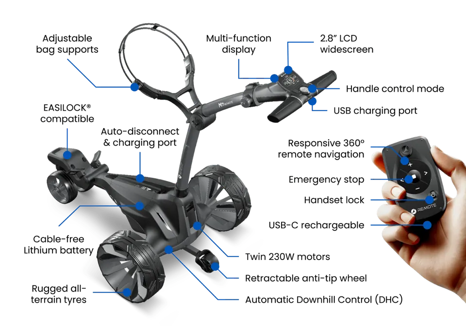 Motocaddy 2026 M7 Remote Electric Trolley - Ultra Lithium - image 3